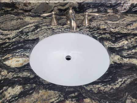Bright White Oval Sink